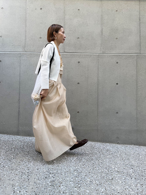organdy maxi skirt